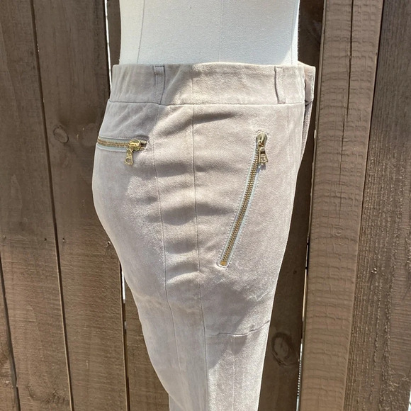 J Brand 100% Lamb Leather suede Moto style skinny pants - Picture 9 of 16